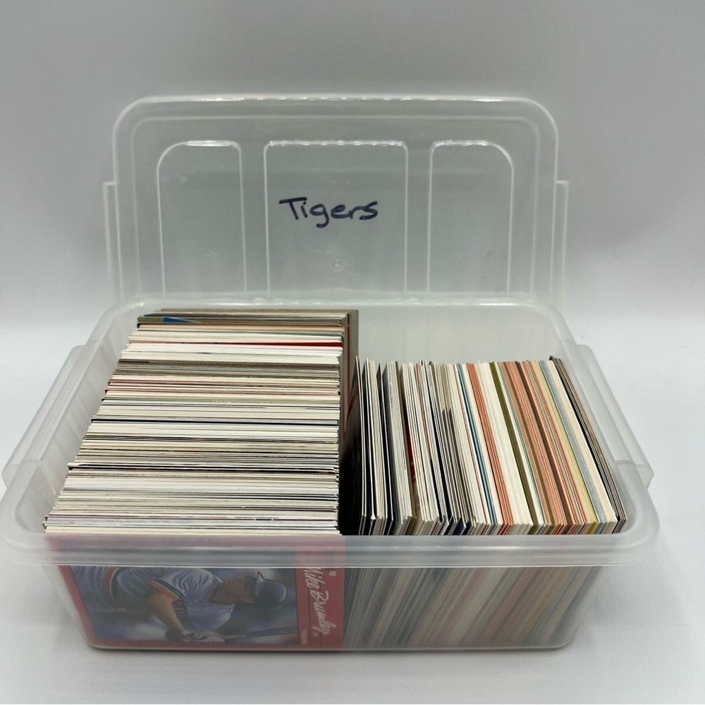 MLB Tigers Sports Trading Player Cards Topps UpperDeck Score Fleer Leaf Donruss